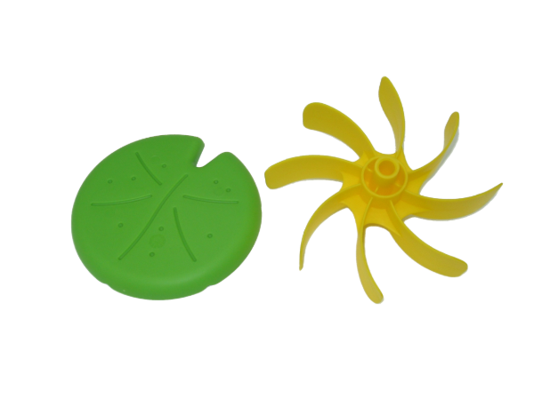 Outdoor Lily Pad & Water Wheel