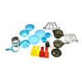 Outdoor Dish set Coffee Pot & Spice Bottles wo decals