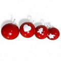 Outdoor Ornament Set 4-Pack Red