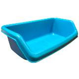 Outdoor Small Art Tray Blue Moon