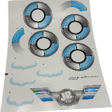 Outdoor Decal Sheet Sky Rider