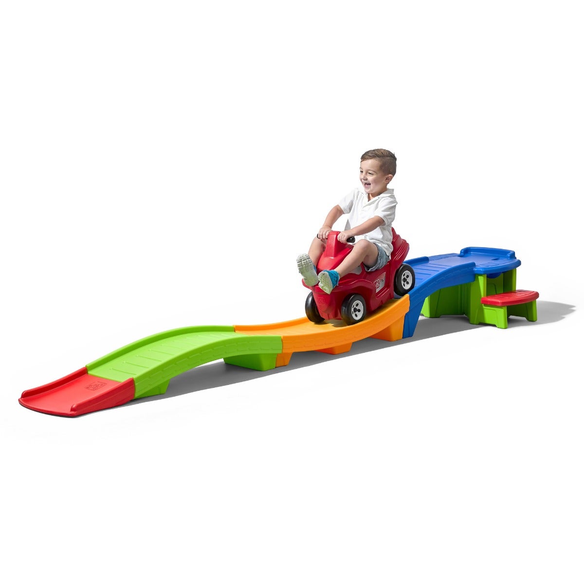 Outdoor Up & Down Roller Coaster Rapid Ride & Hide Parts