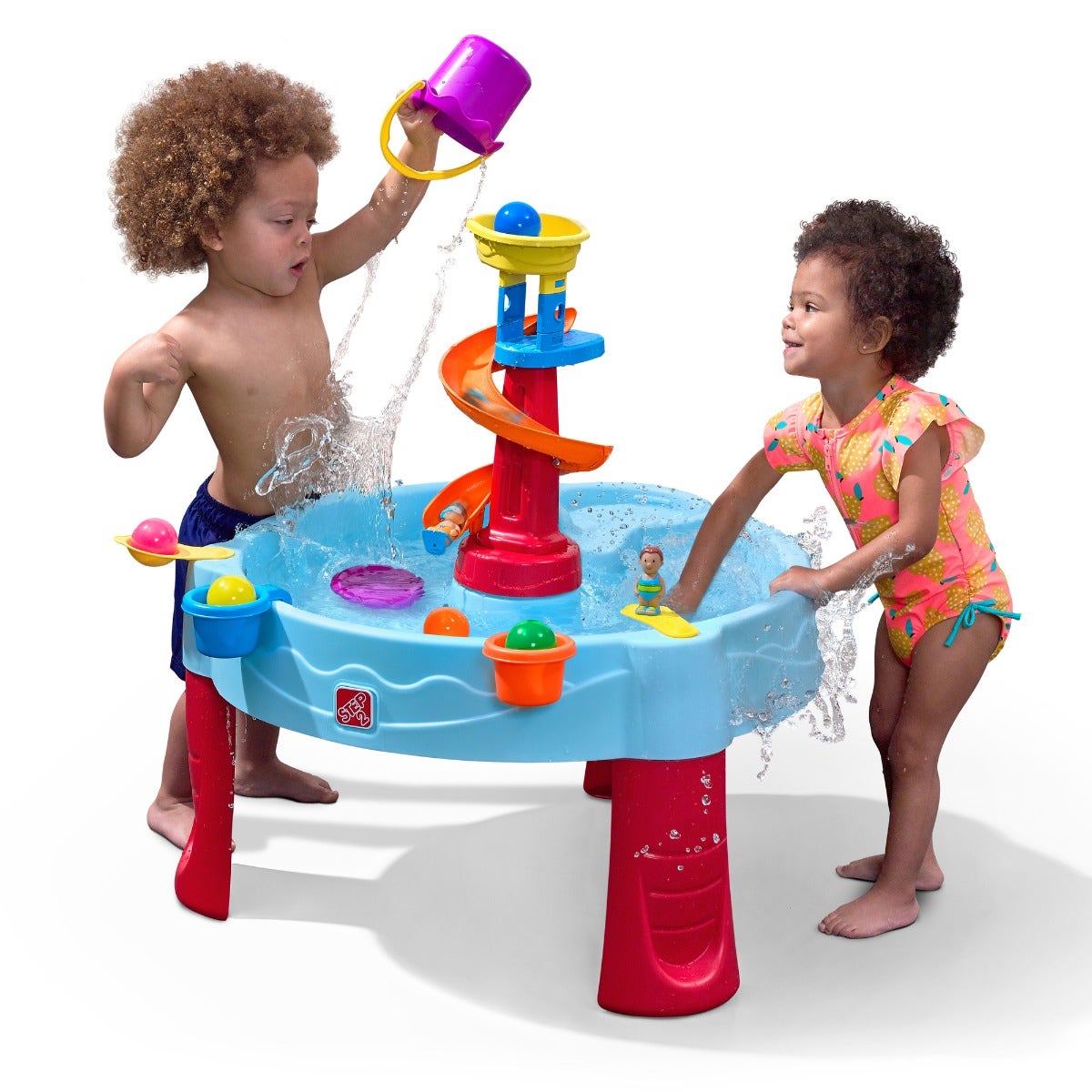 Outdoor Spiral Slide Water Table Parts