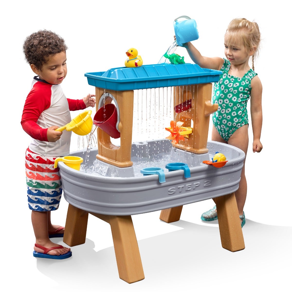 Outdoor Rain Showers Splash Tub
