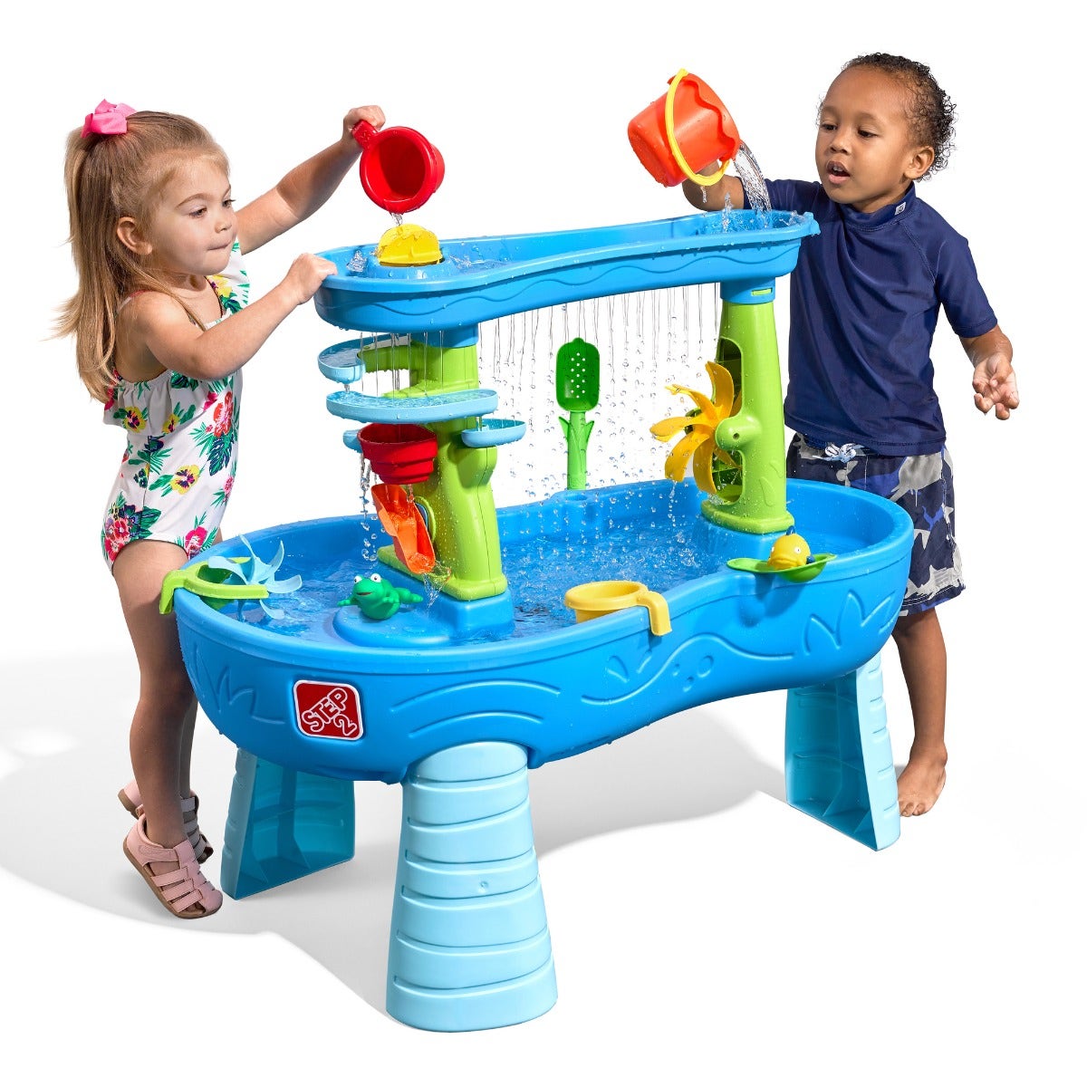 Outdoor Double Showers Splash Water Table Parts