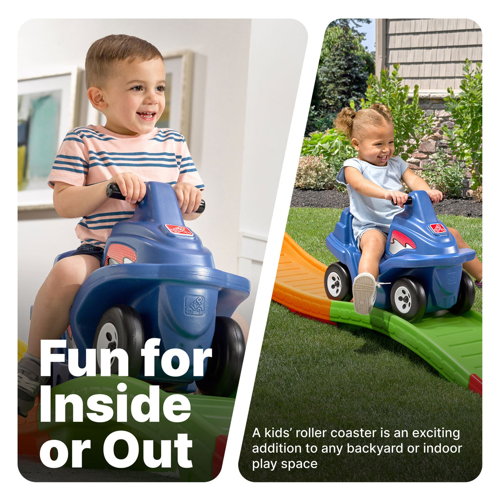 Outdoor Blue Flash Up & Down Roller Coaster