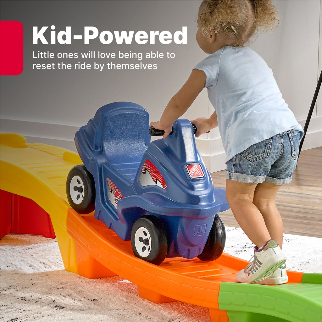 Outdoor Blue Flash Up & Down Roller Coaster