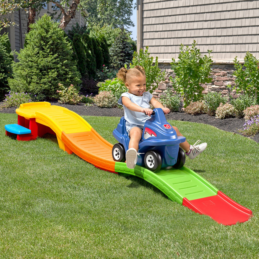 Outdoor Blue Flash Up & Down Roller Coaster