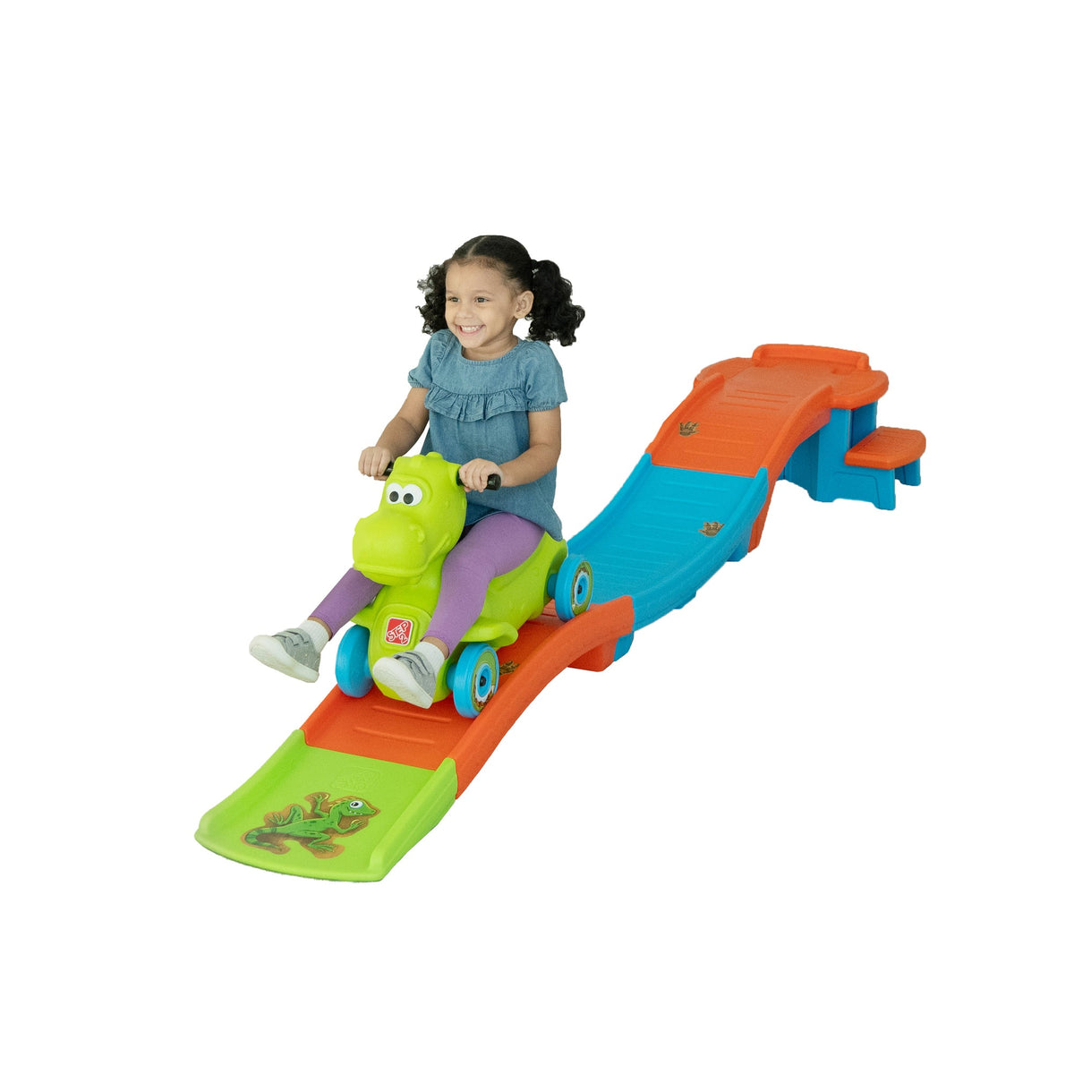 Outdoor Dino Dash Up & Down Roller Coaster Parts