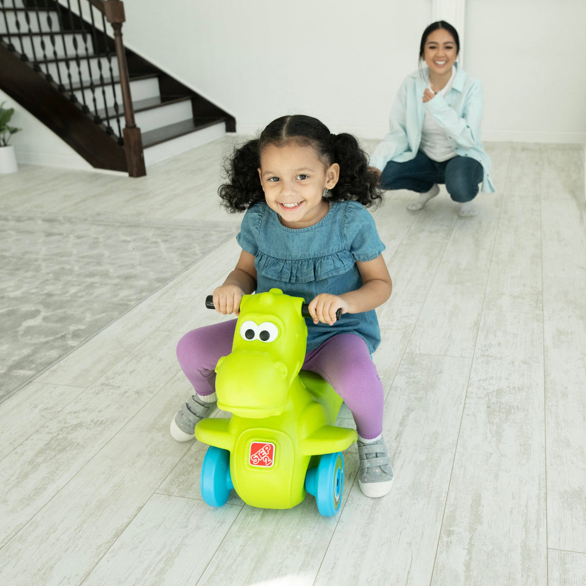 Outdoor Dino Dash Foot-to-Floor Ride-On