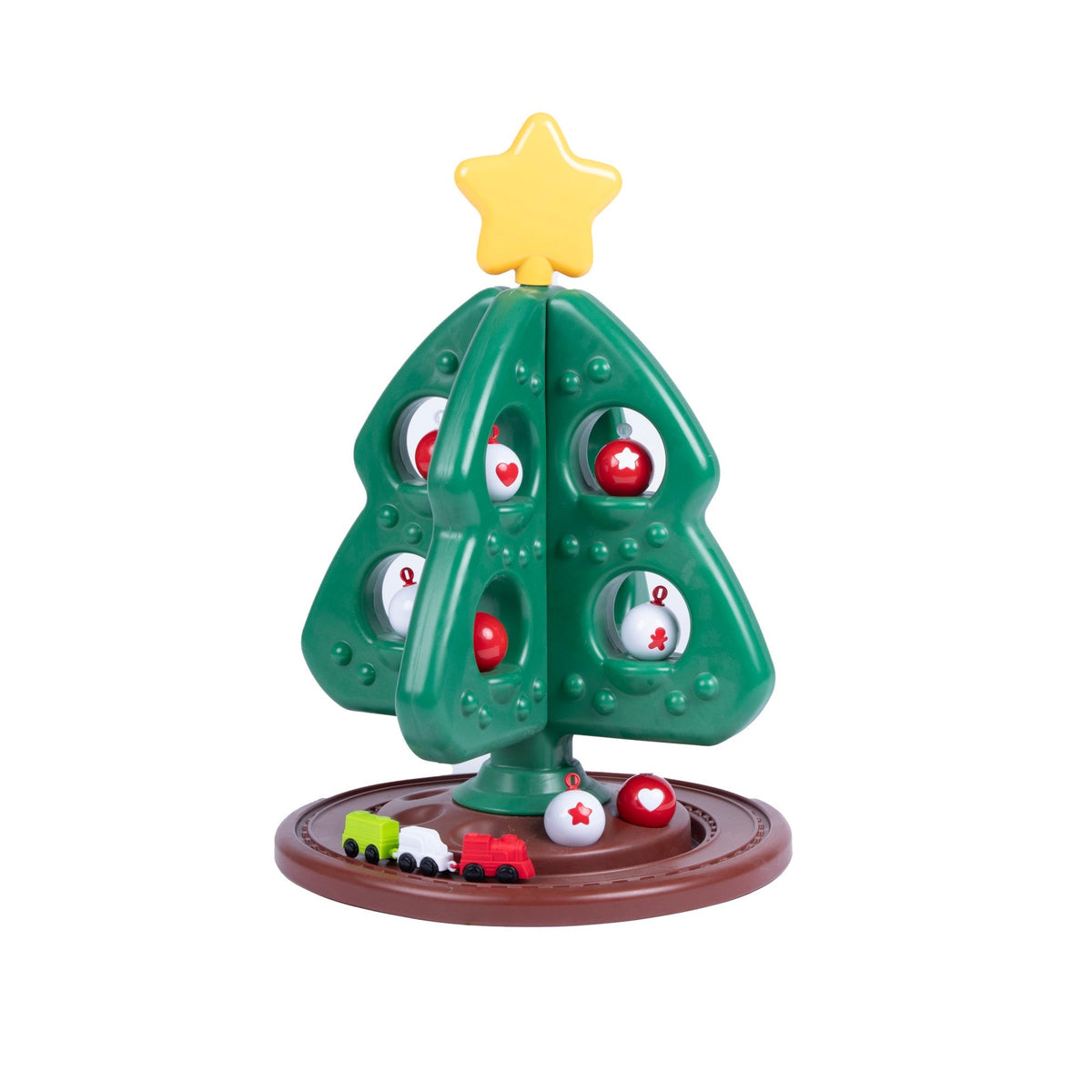 Outdoor My First Christmas Tree with Red & White Ornaments-Parts