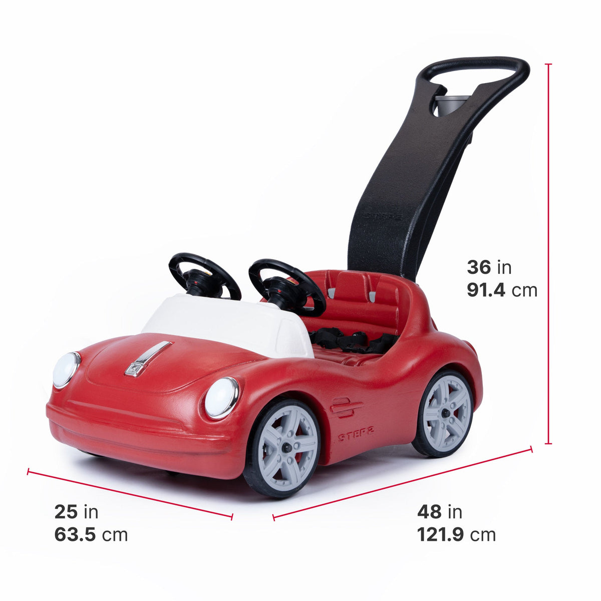 Outdoor Side-By-Side Push Around Roadster