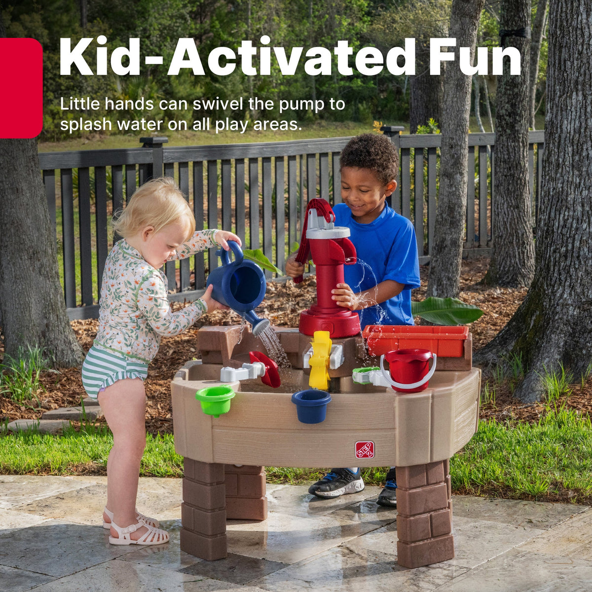 Outdoor Pump & Splash Discovery Water Table