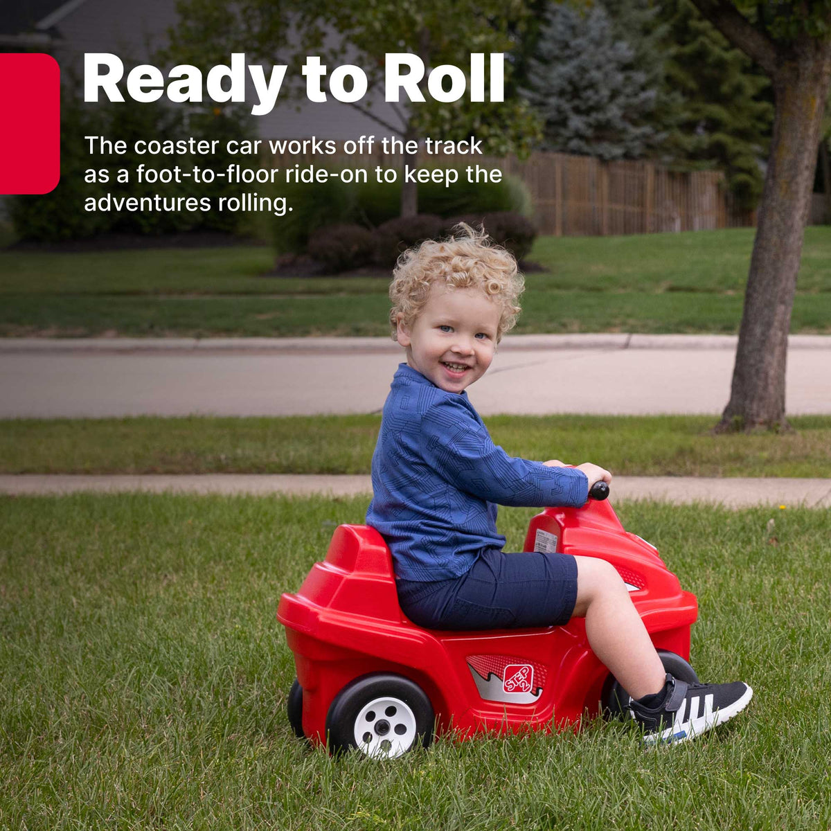 Outdoor Up & Down Roller Coaster Rapid Ride & Hide Double the Fun Edition