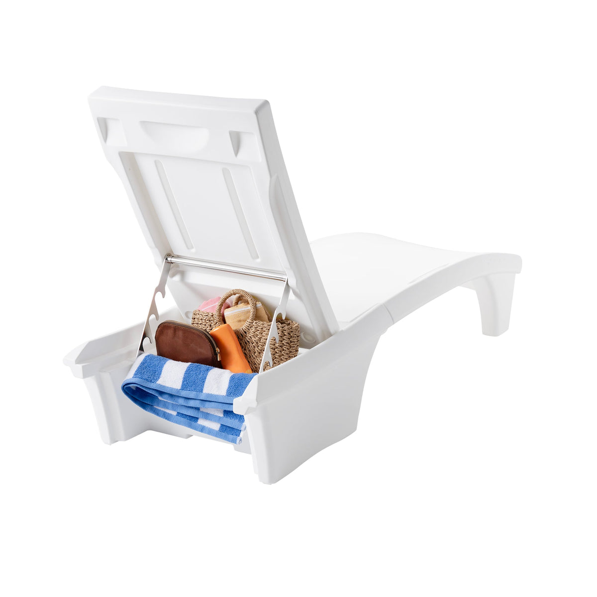 Outdoor Vero Adjustable Back In-Pool Lounger
