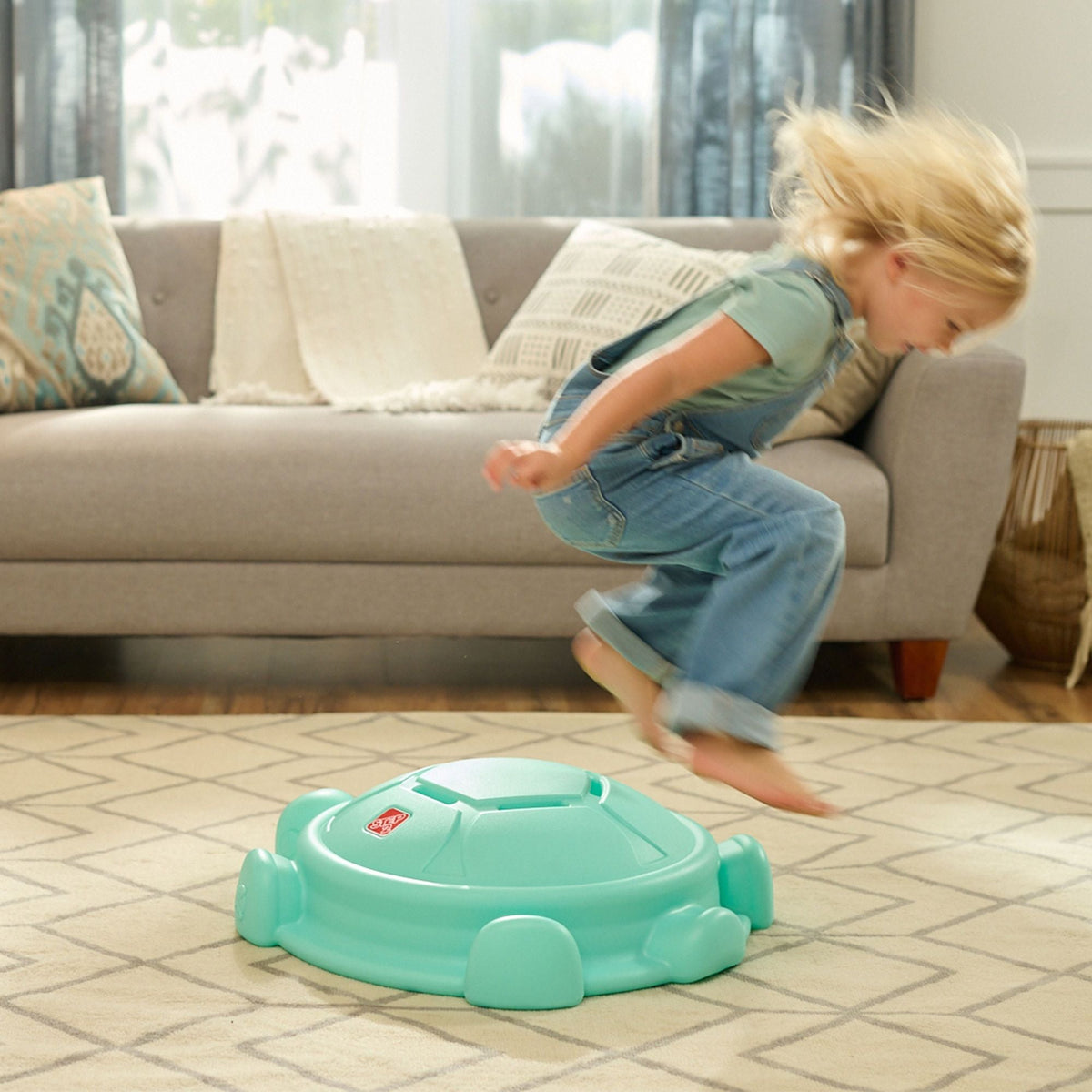 Outdoor Topsy Turtle Rocking Disk & Stepping Stone