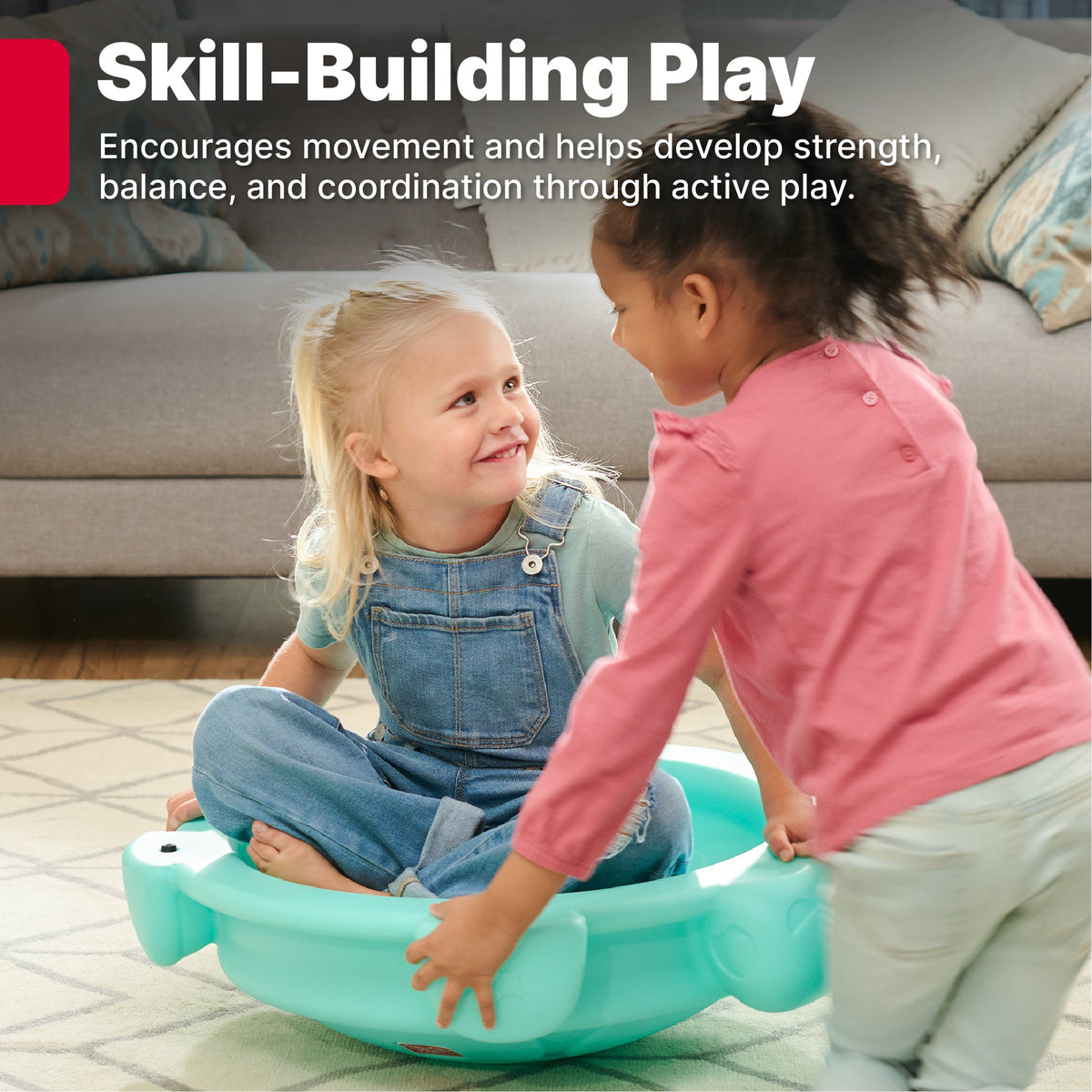 Outdoor Topsy Turtle Rocking Disk & Stepping Stone