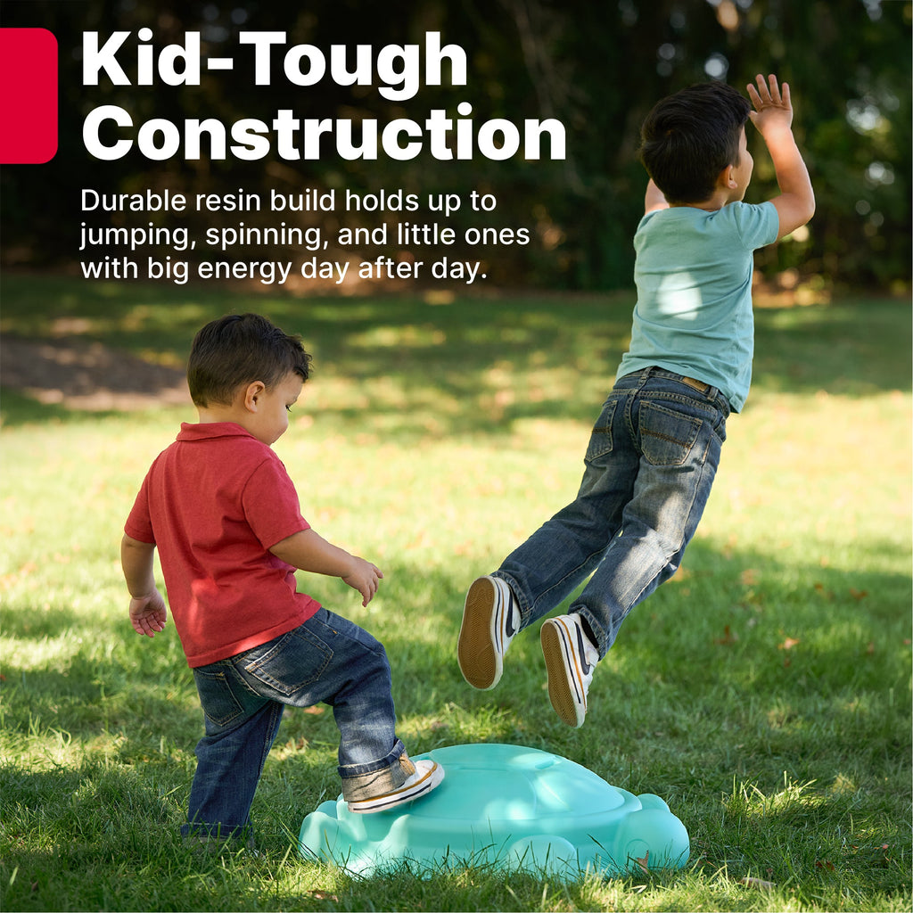 Outdoor Topsy Turtle Rocking Disk & Stepping Stone