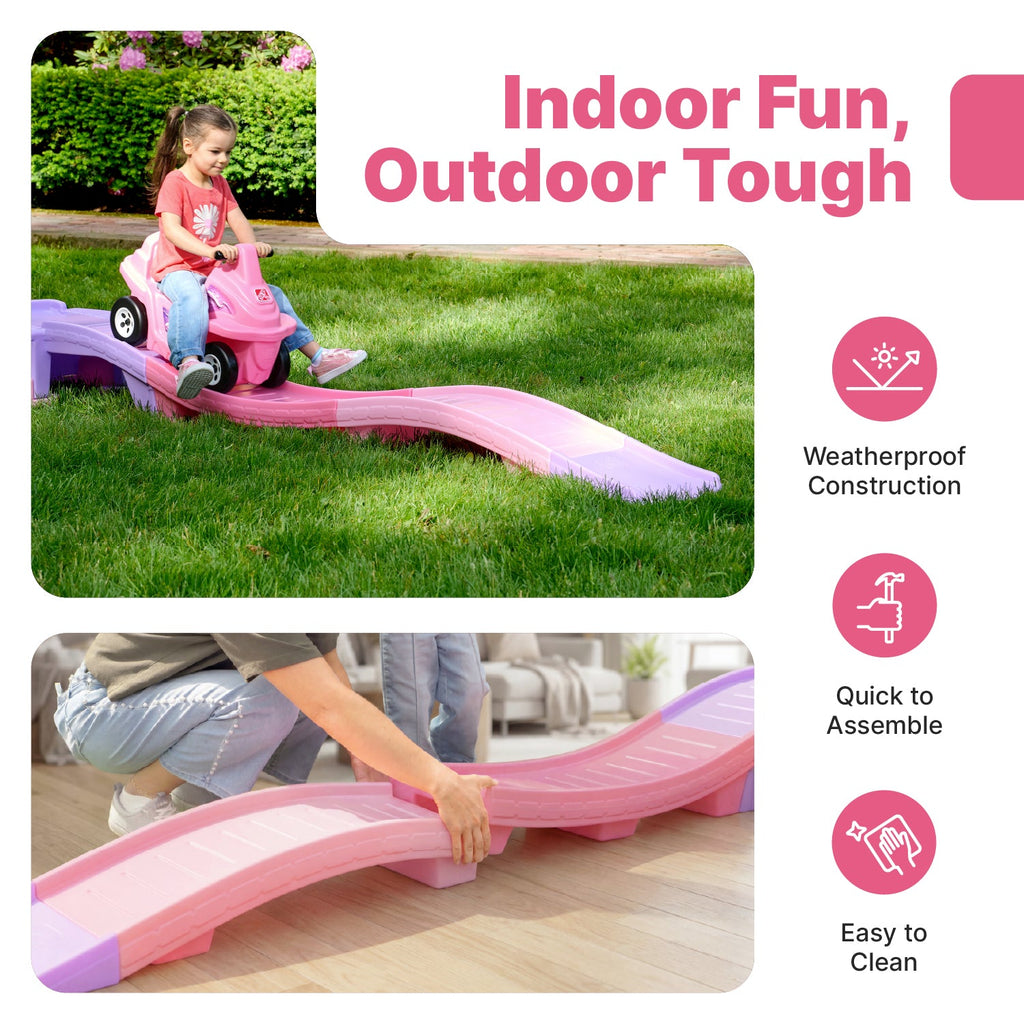 Outdoor Bubblegum Blast Up & Down Roller Coaster