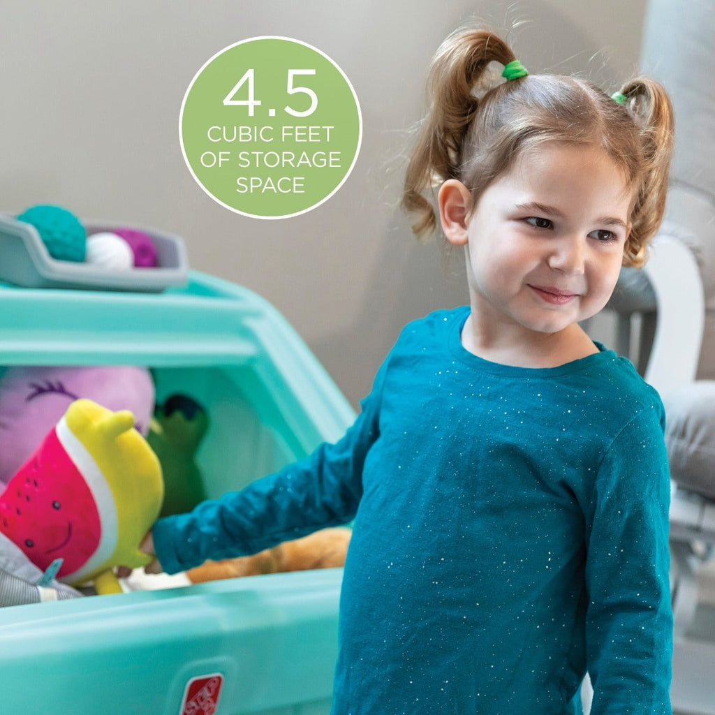 Outdoor 2-in-1 Toy Box & Art Lid