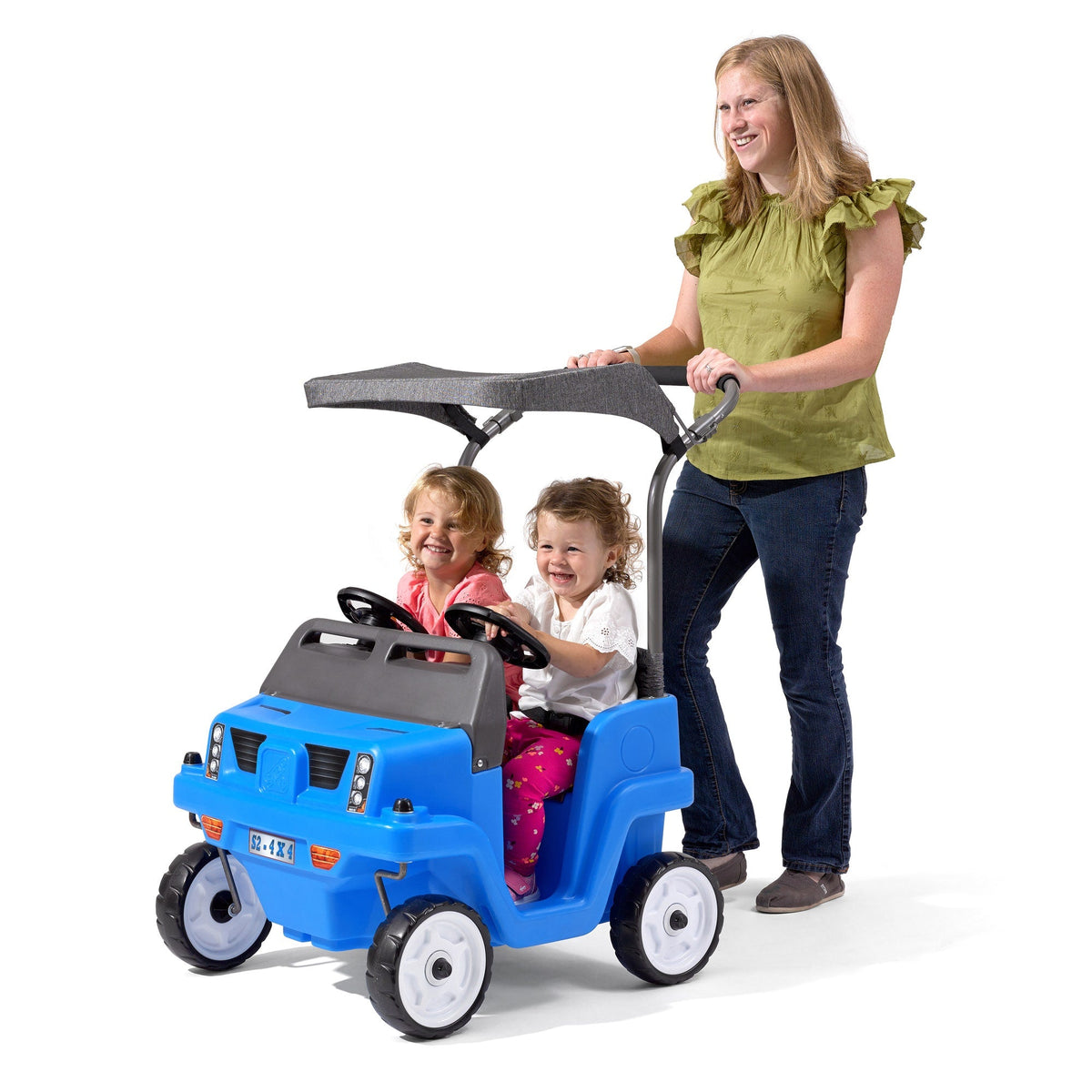 Outdoor Side-By-Side Push Around SUV - Blue Parts