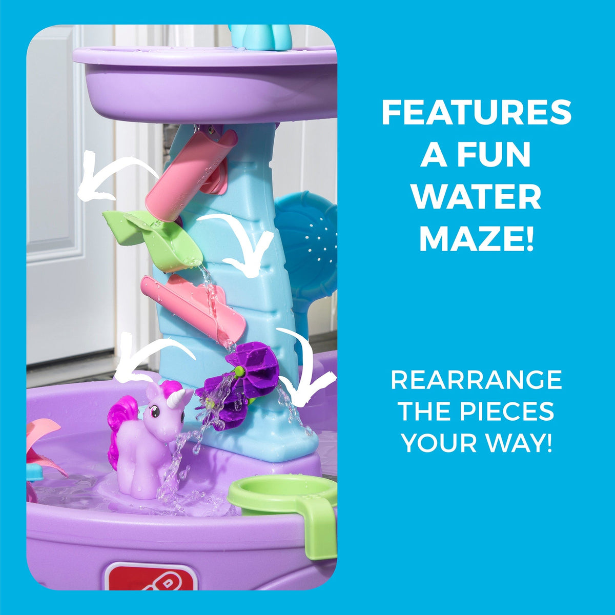 Outdoor Rain Showers & Unicorns Water Table