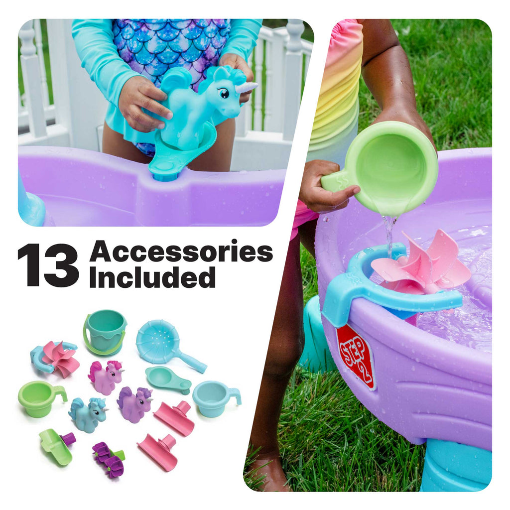 Outdoor Rain Showers & Unicorns Water Table