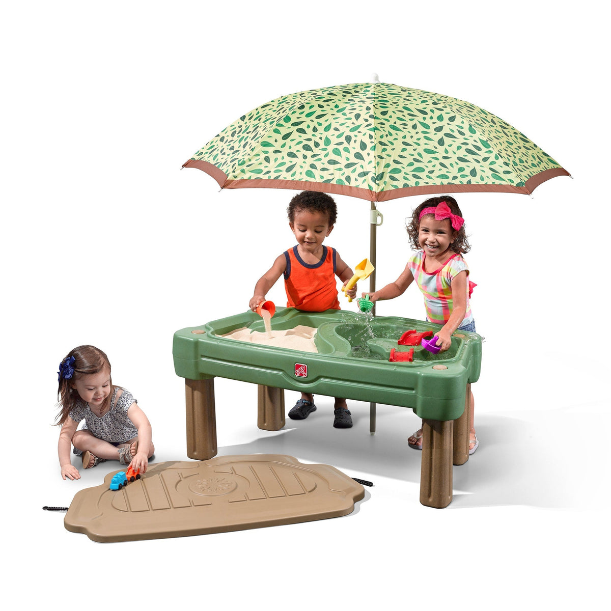 Outdoor Cascading Cove Sand & Water Table w Umbrella Parts