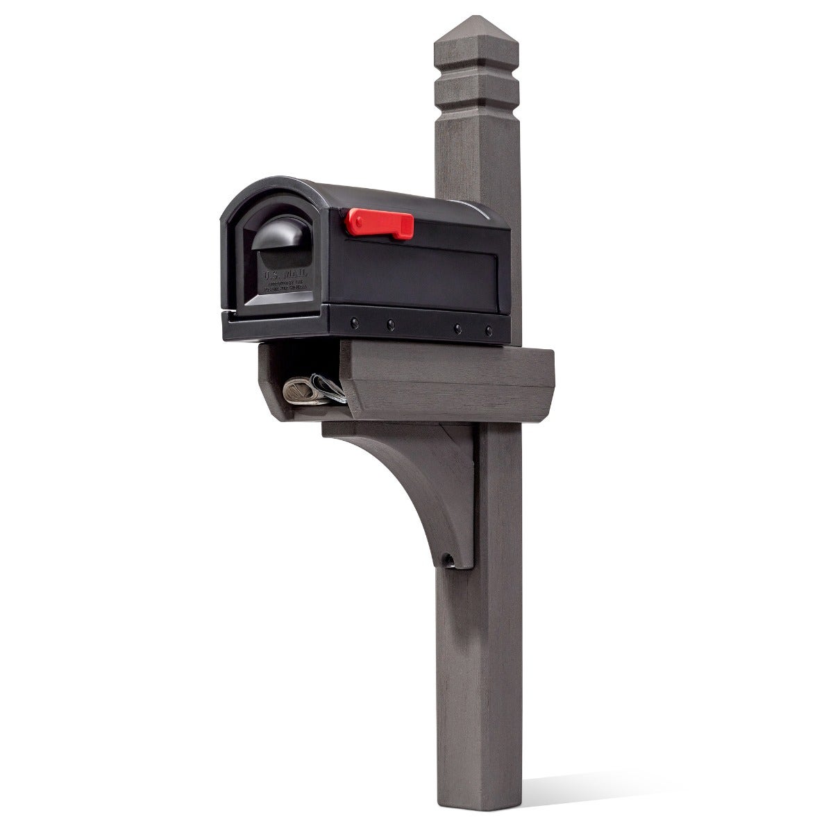 Outdoor Lakewood Mailbox & Post Kit Parts