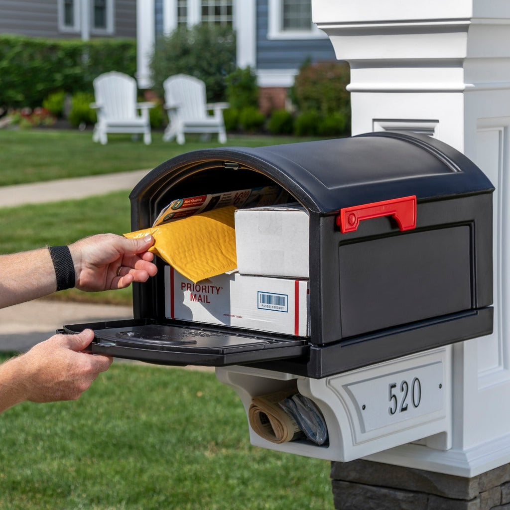 Outdoor Town-to-Town XL Post-Mount Mailbox