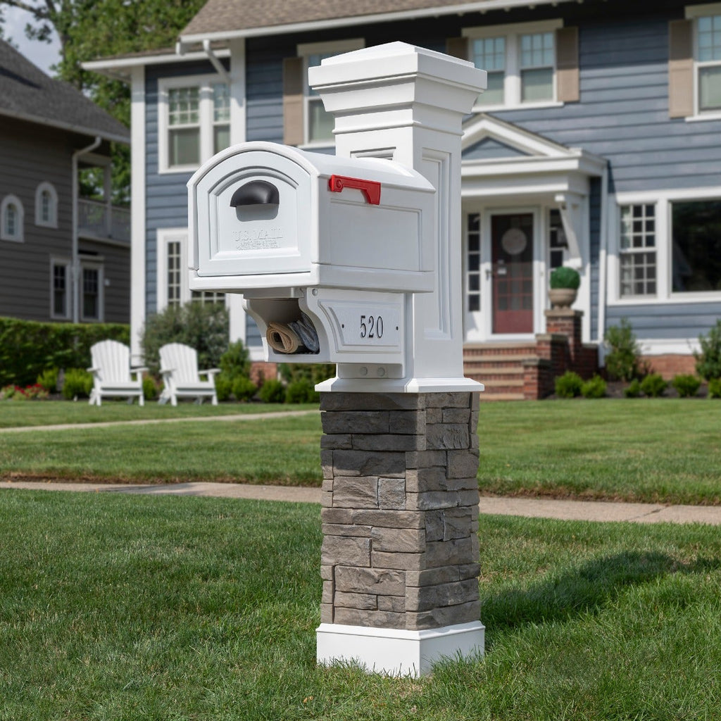 Outdoor Town-to-Town XL Post-Mount Mailbox