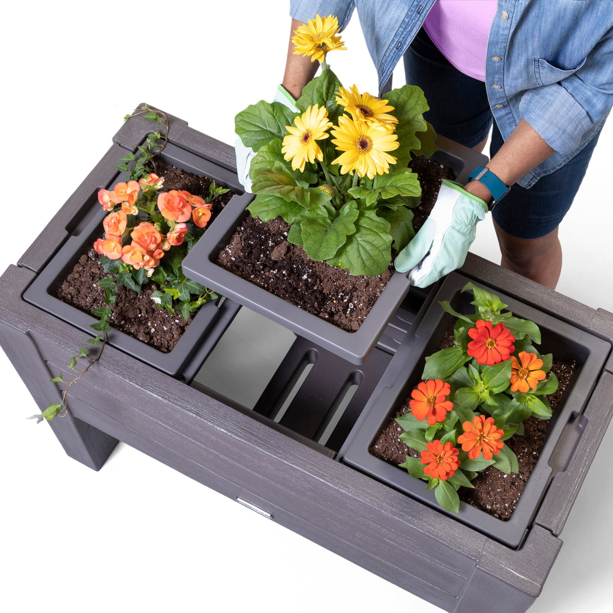 Outdoor Lakewood Raised Planter