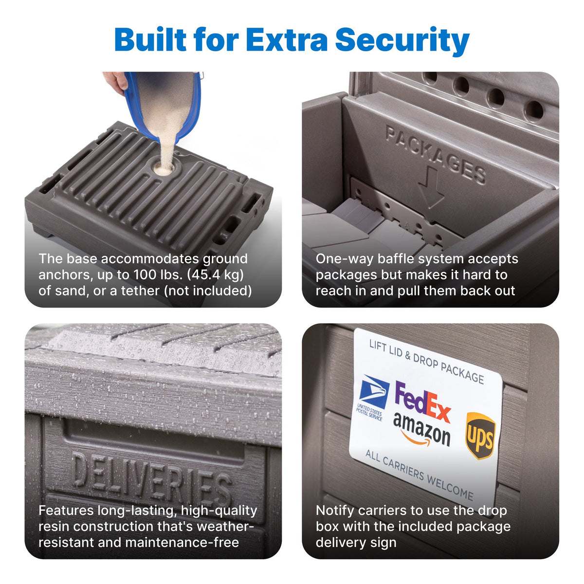 Outdoor Lakewood Package Delivery Box