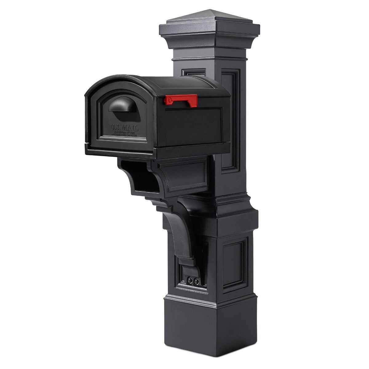 Outdoor Atherton Grand Mail Post & XL Mailbox