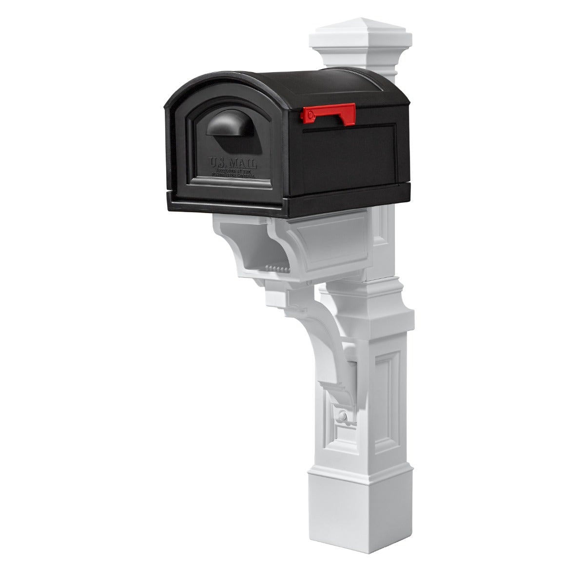 Outdoor Atherton Mail Post & XL Mailbox