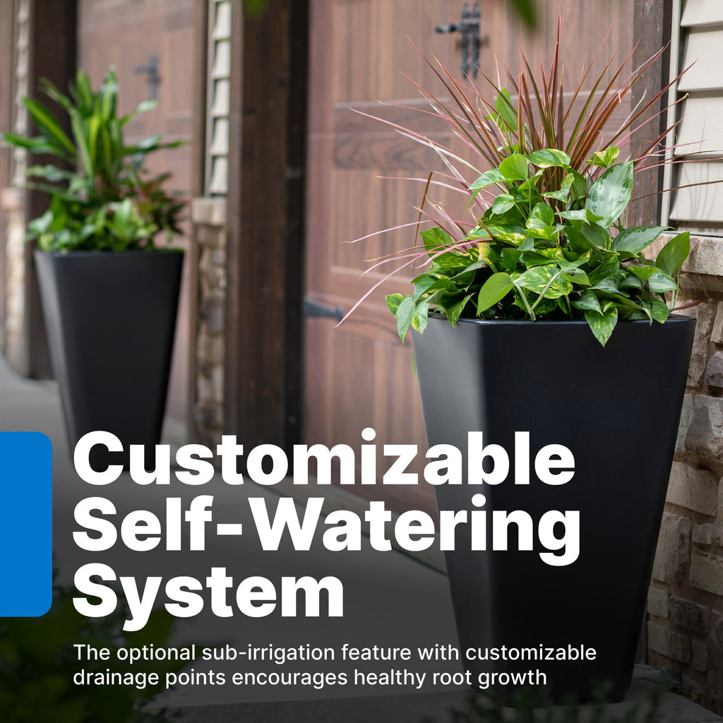 Outdoor Bridgeview Tall Planter 2 Pack