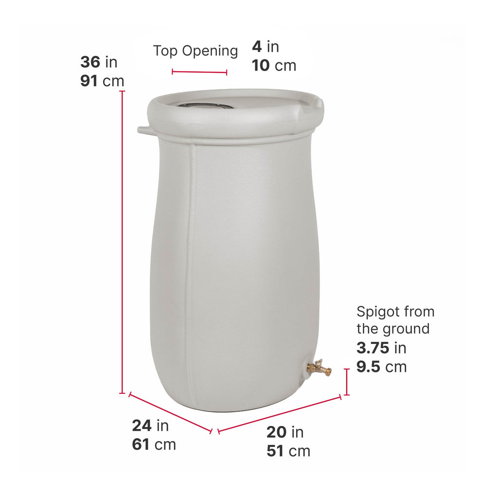 Outdoor Fernway Rain Barrel