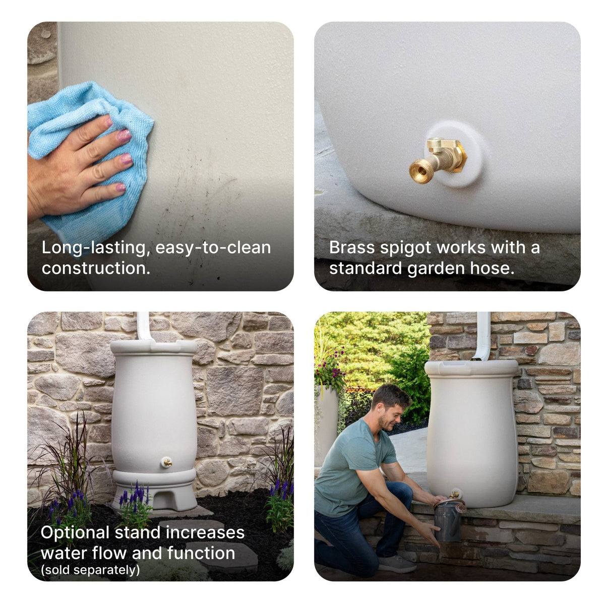 Outdoor Fernway Rain Barrel