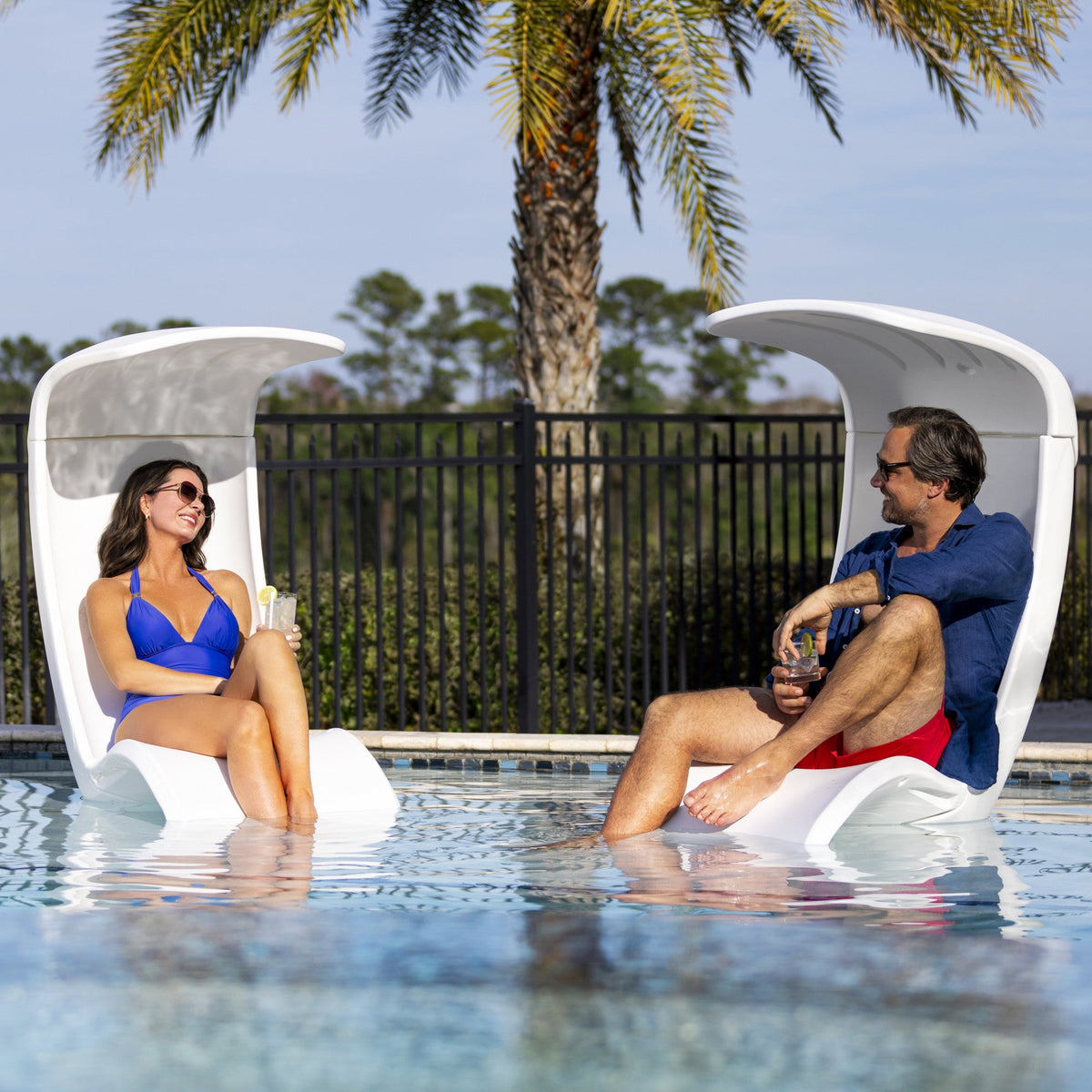 Outdoor Mondello Chair with Shade