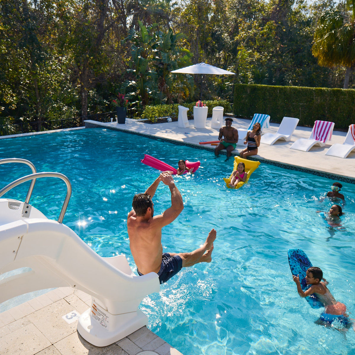Outdoor Vero Pool Slide