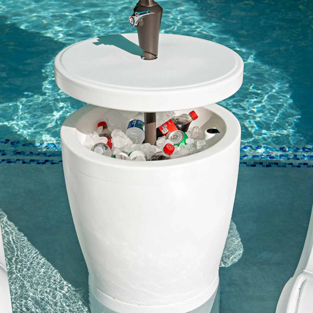 Outdoor Vero In-Pool Shade Table with Storage