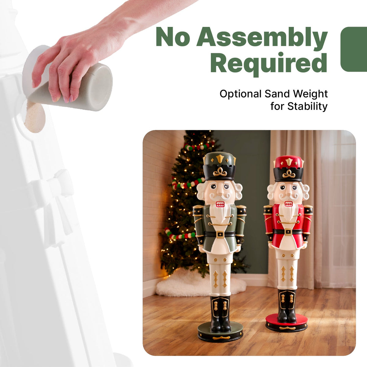 Outdoor 4ft Paintable Nutcracker Prince Jr