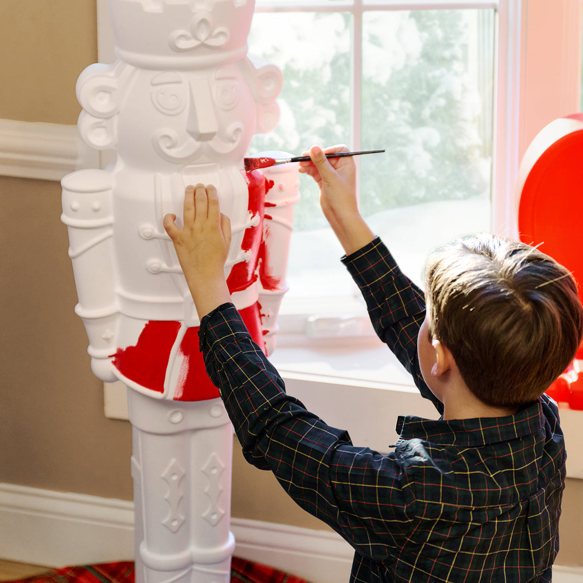 Outdoor 4ft Paintable Nutcracker Prince Jr