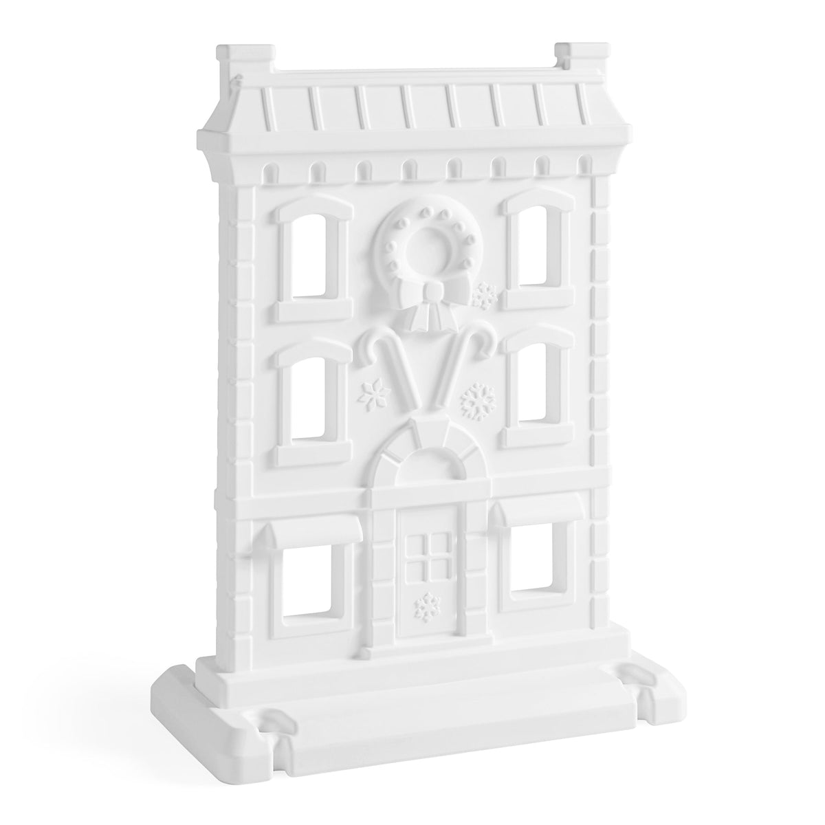 Outdoor Paintable Large 3-Piece Outdoor Christmas Village