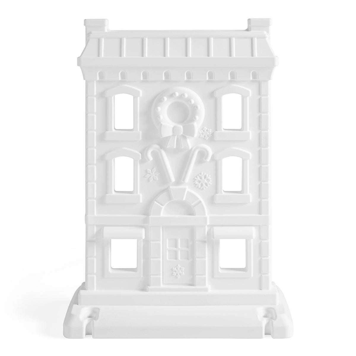 Outdoor Paintable Large 3-Piece Outdoor Christmas Village