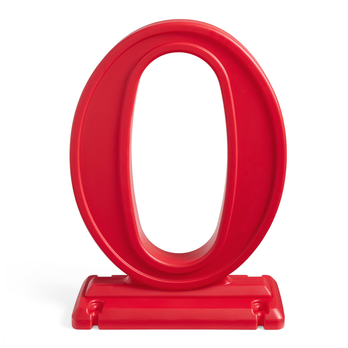 Outdoor Paintable Large Outdoor 3-Piece Christmas JOY Letters Decoration - Red