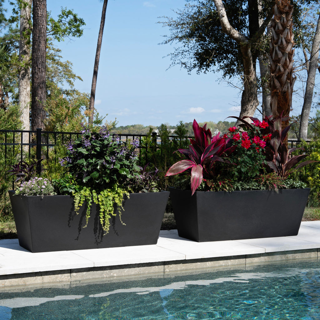 Outdoor Tremont Trough Planter 2 Pack