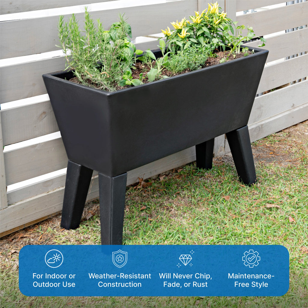 Outdoor Tremont Raised Planter