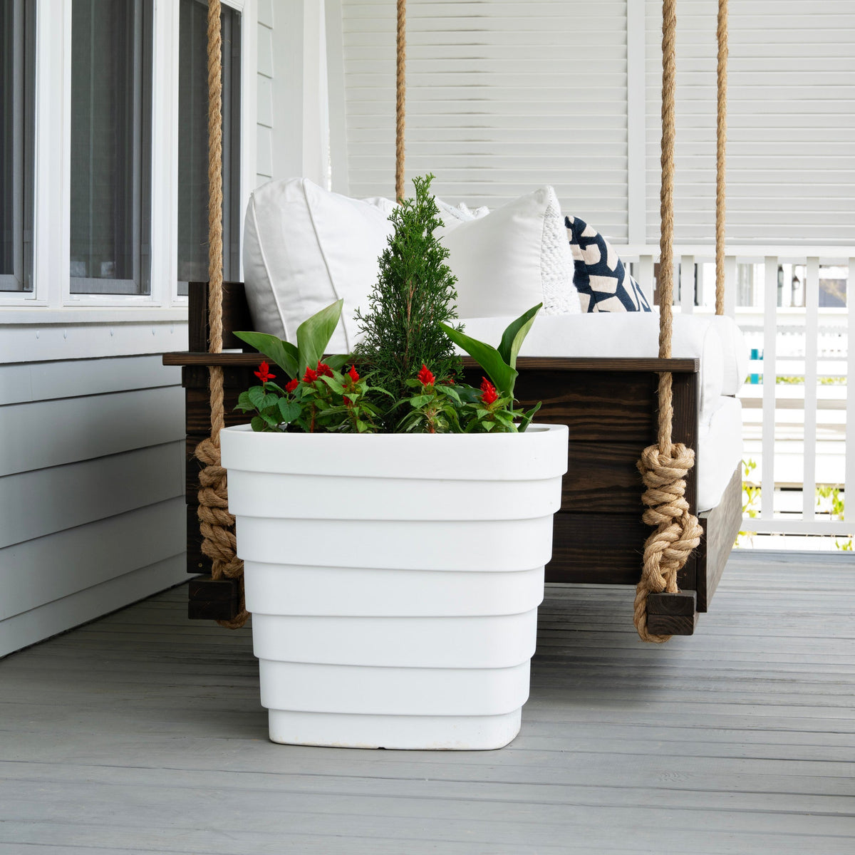 Outdoor Wave Planter 20X24 2 Pack