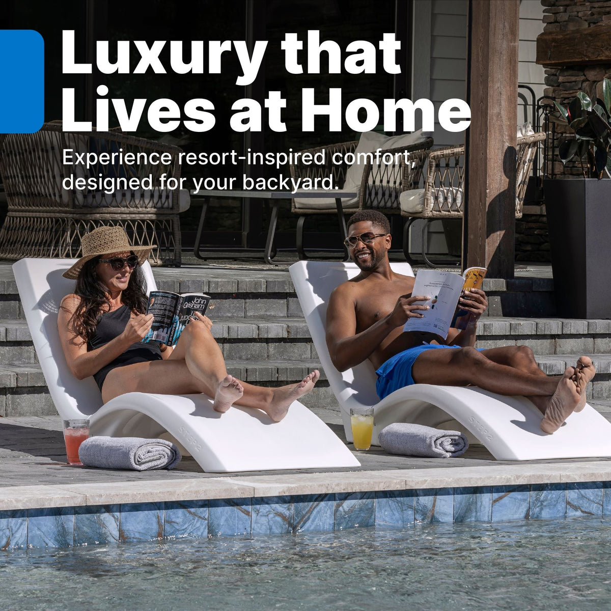 Outdoor Vero Pool Lounger
